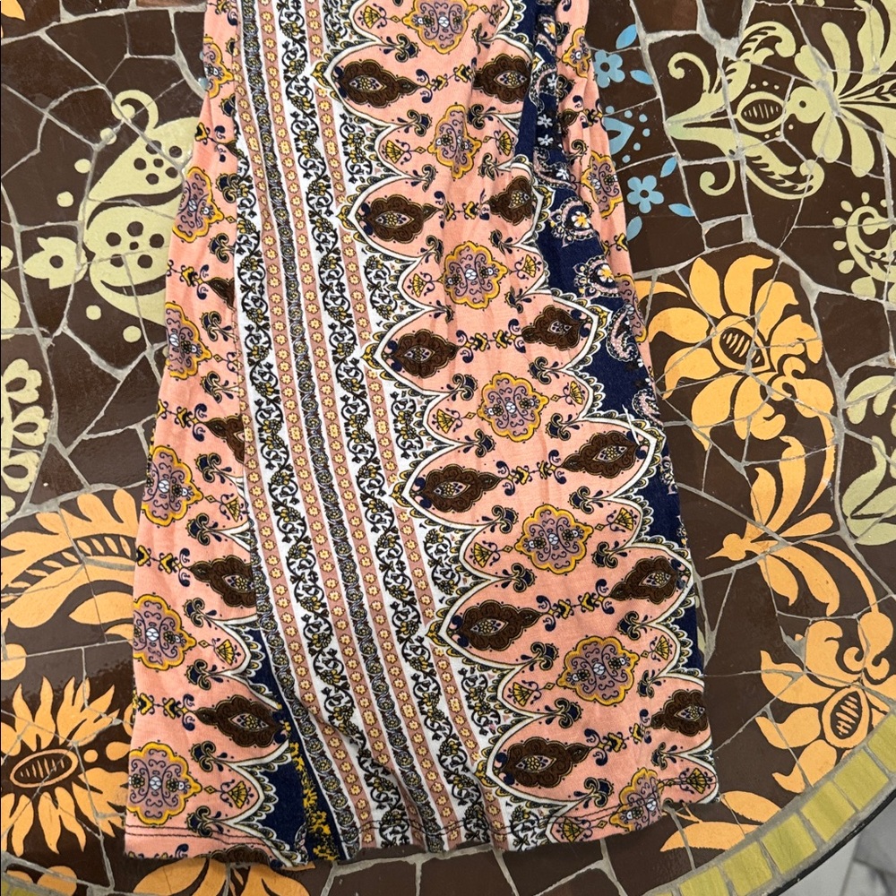 Bohemian Multicolor Patterned Pants - image 5